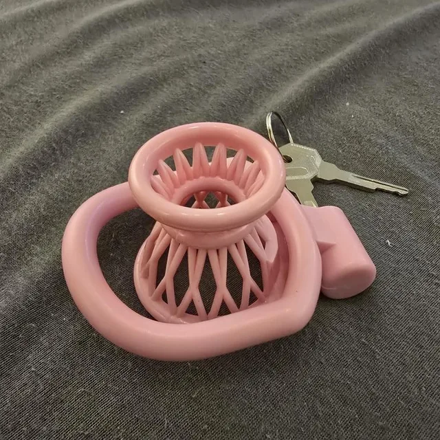 Eigenes Produktfoto des rosa Inverter-Käfigs